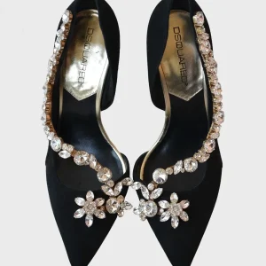 Dsquared2 zapatos de tacón pedrería Talla 38 Nuevos