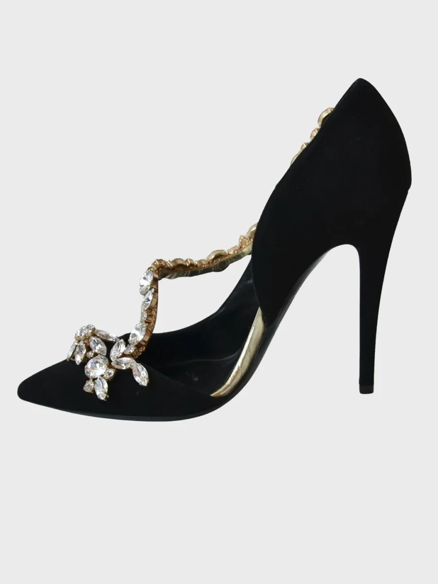 Dsquared2 zapatos de tacón pedrería Talla 38 Nuevos - Imagen 8