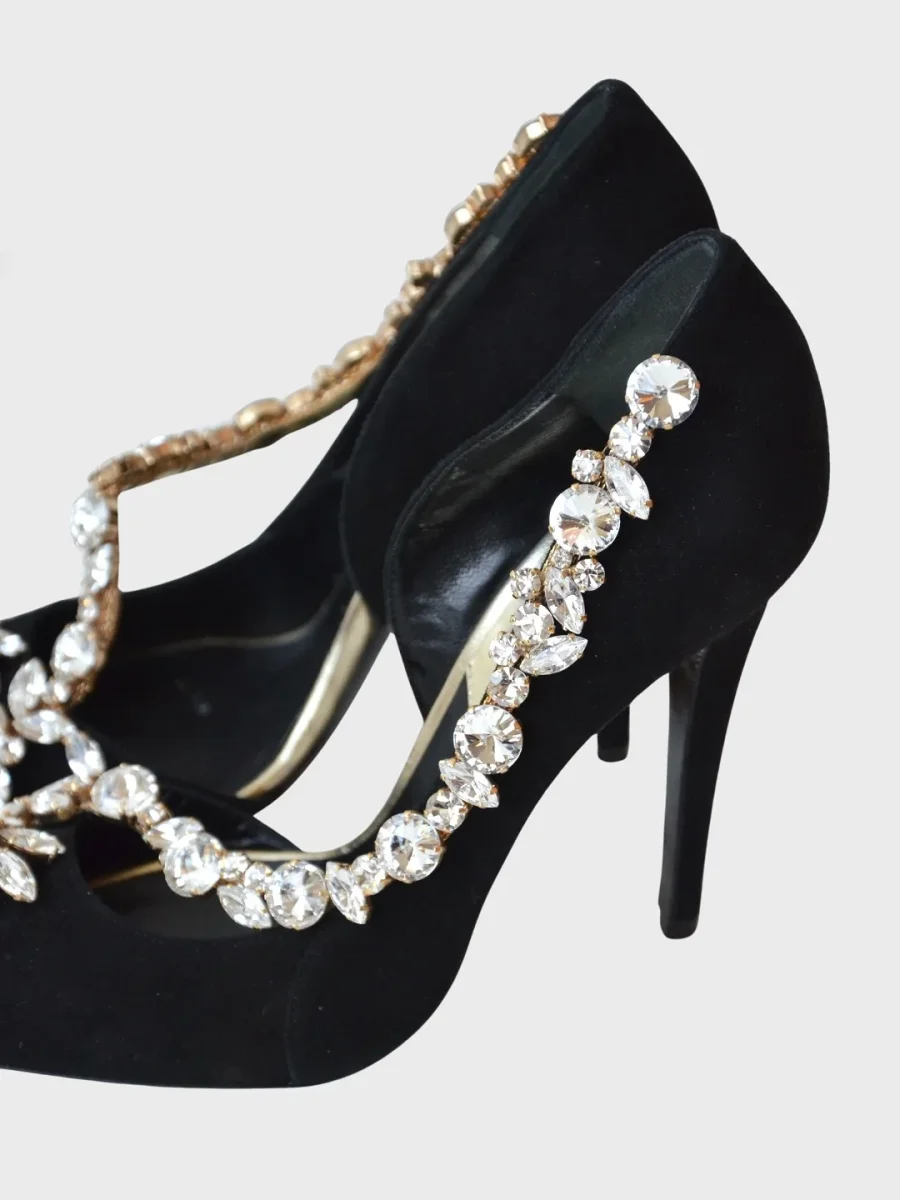 Dsquared2 zapatos de tacón pedrería Talla 38 Nuevos - Imagen 7