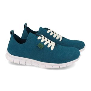 Zapatillas deportivas ecológicas azul verdoso