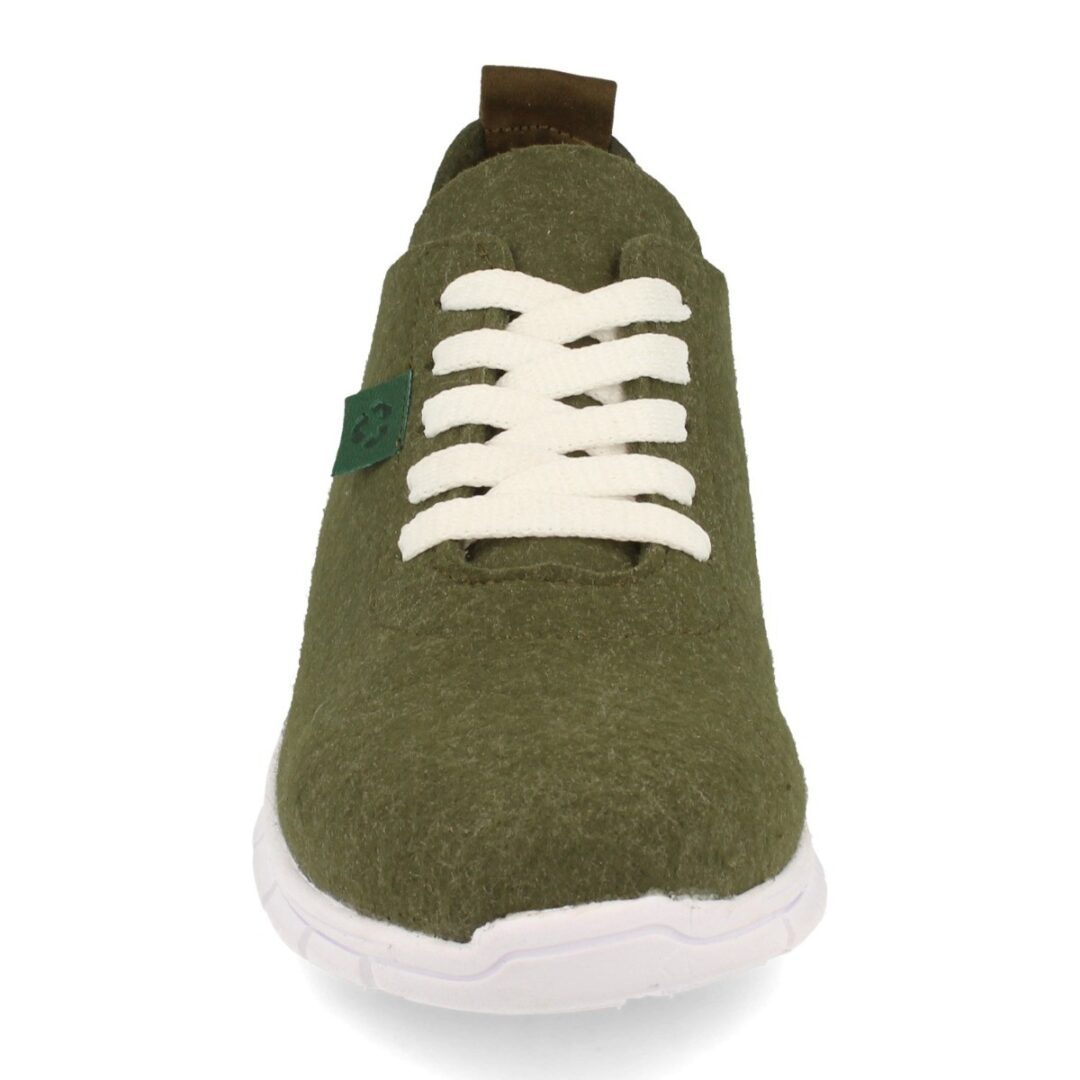 Zapatillas deportivas verdes con cordones - Imagen 5