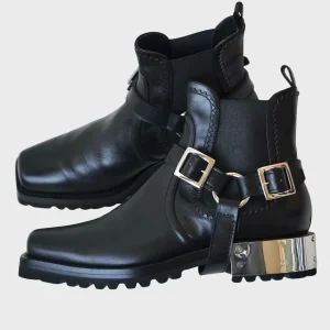 Ermanno Scervino botas moteras tacón espejo Talla 38 Nuevas