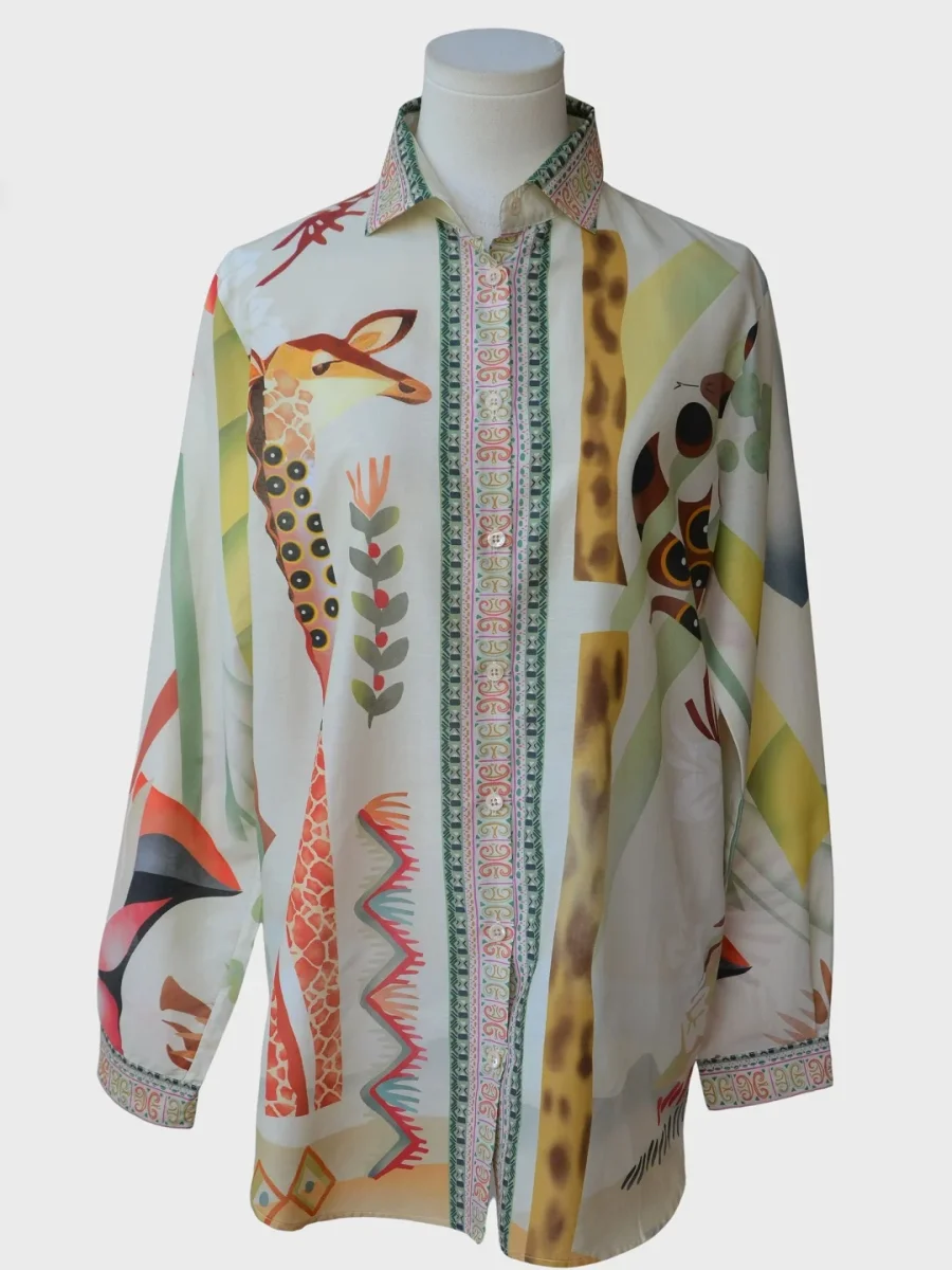 Etro Milano blusa estampada Talla IT42 (S-M) Nueva - Imagen 2