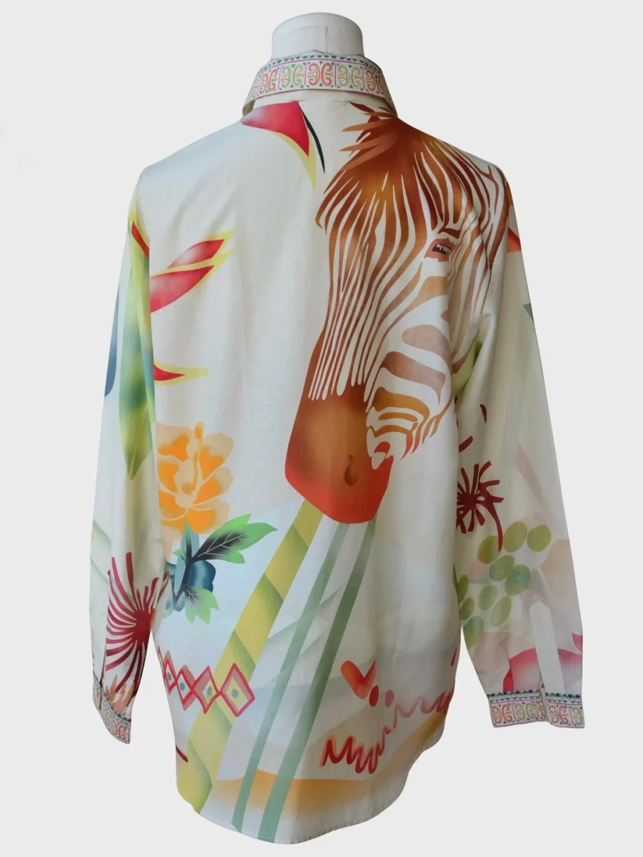Etro Milano blusa estampada Talla IT42 (S-M) Nueva - Imagen 3