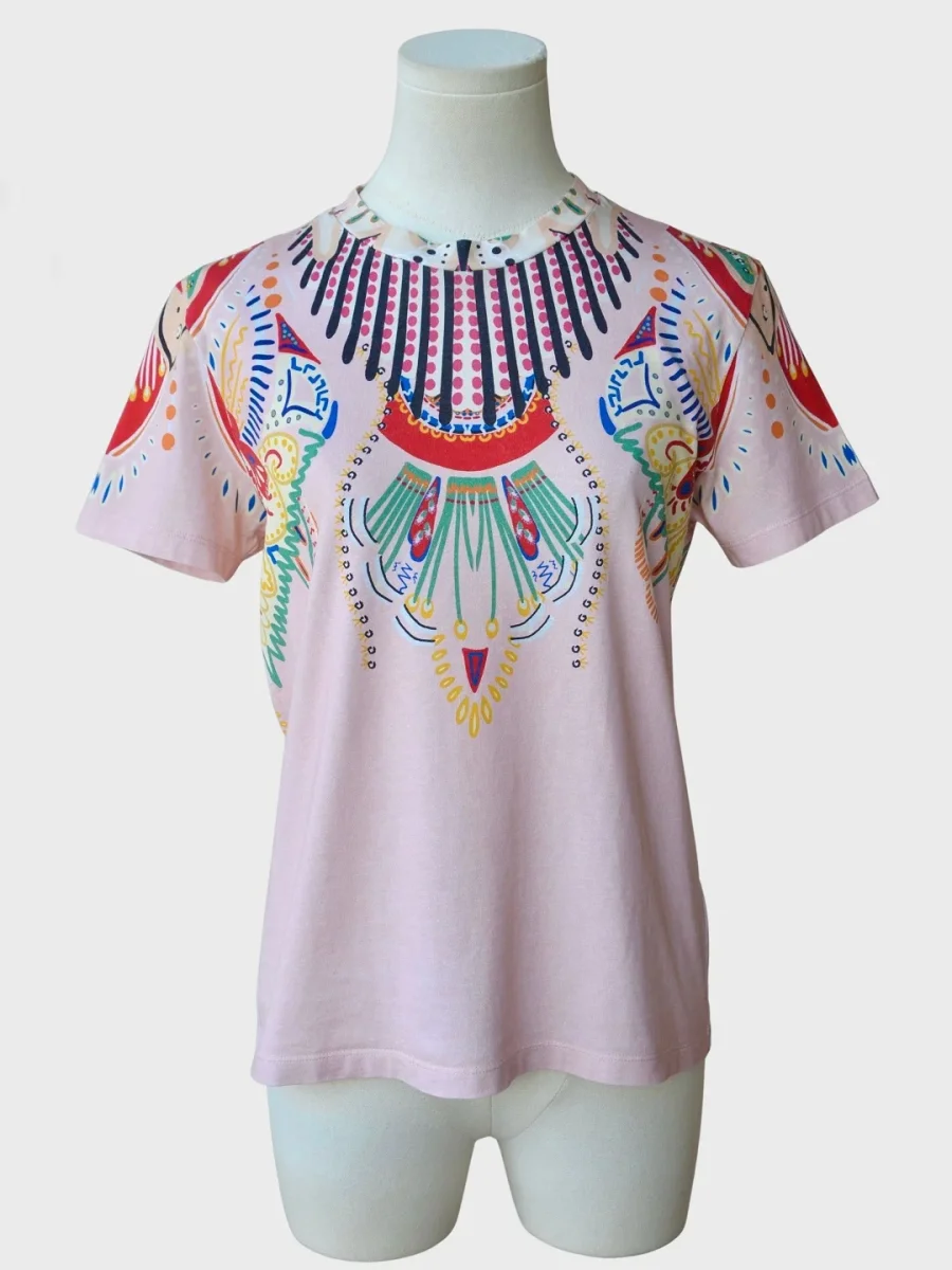 Etro Milano camiseta estampado étnico Talla XS Nueva - Imagen 4