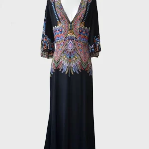 Etro Milano vestido largo estampado Talla IT42 (S-M) Nuevo