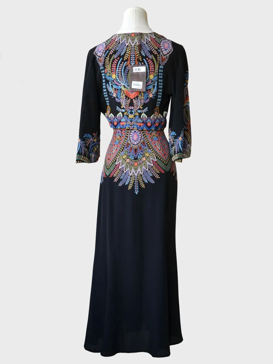 Etro Milano vestido largo estampado Talla IT42 (S-M) Nuevo - Imagen 6