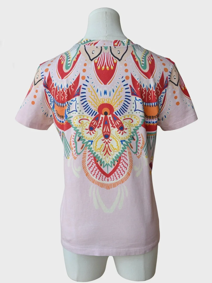 Etro Milano camiseta estampado étnico Talla XS Nueva - Imagen 3