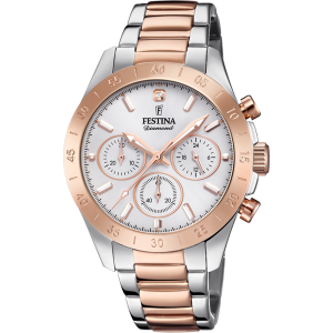 RELOJ FESTINA BOYFRIEND F20398/1 PLATA CORREA DE ACERO