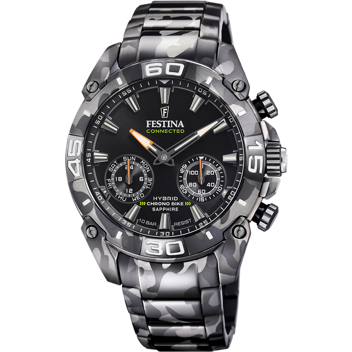 FESTINA CONNECTED F20545/1 NEGRO ACERO INOXIDABLE 316L