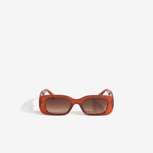 Gafas de sol rectangular teja Vilanova
