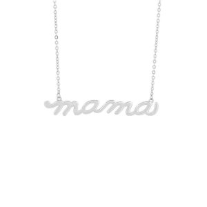 «SCRIPT» collar plata