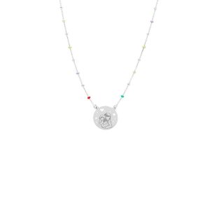 «ABRAZO» collar plata