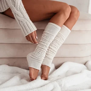 Leg Warmes Braid openwork
