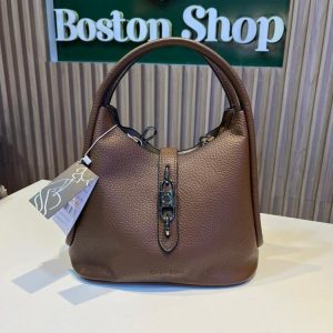 Cartera Chenson Marrón Estilo Hobo con Asa Superior