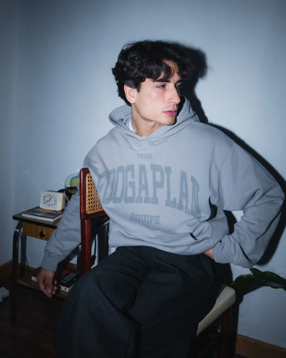 Signature Raw Grey Hoodie - Imagen 5