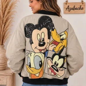 Bomber Personajes Talla Única – Chaqueta Acolchada
