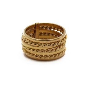 «SEMANARIO» Anillo Oro 18K. Handmade