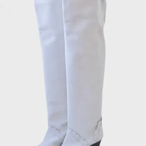 Isabel Marant botas mosqueteras blancas Talla 39 Nuevas
