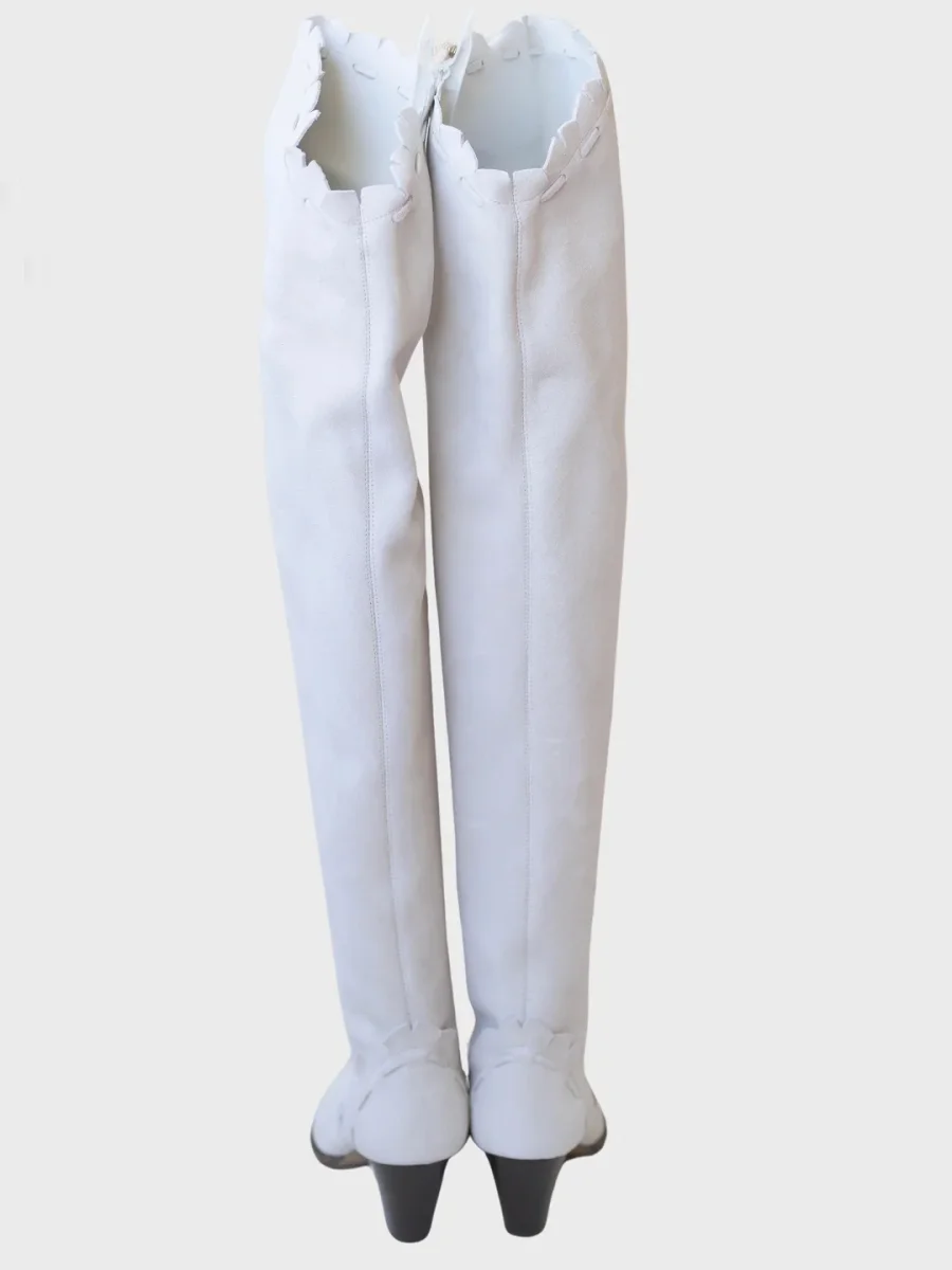 Isabel Marant botas mosqueteras blancas Talla 39 Nuevas - Imagen 6