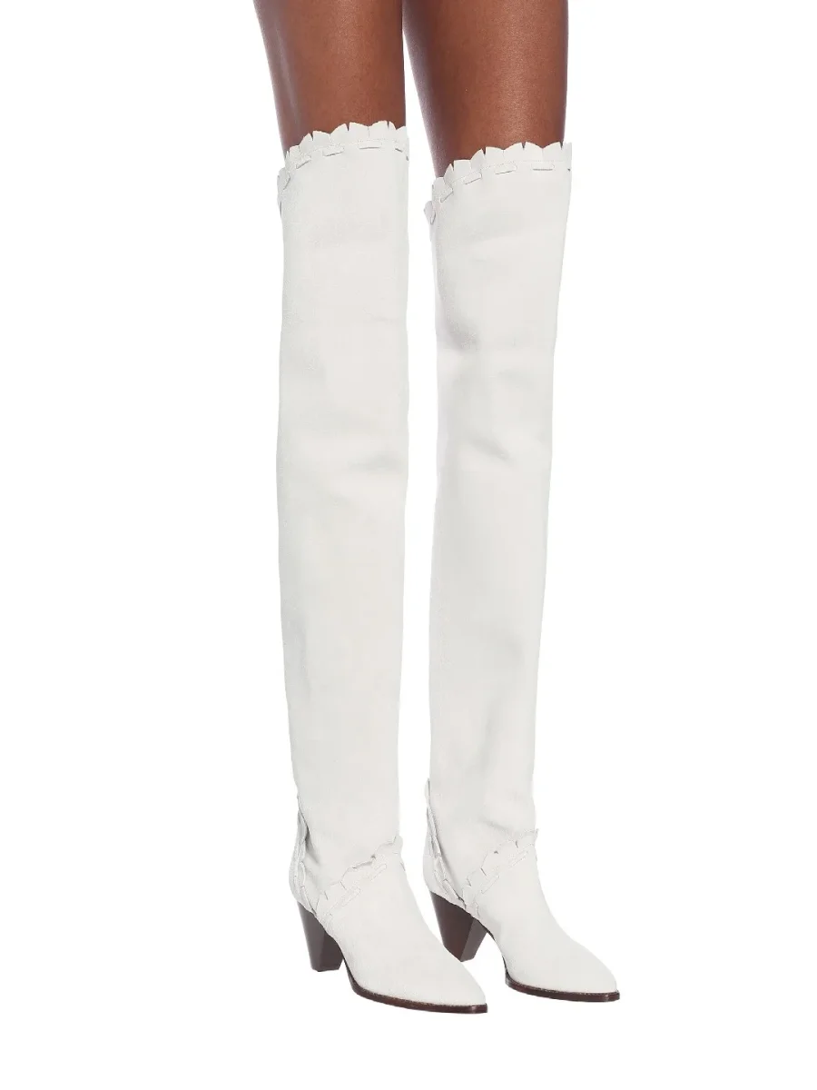 Isabel Marant botas mosqueteras blancas Talla 39 Nuevas - Imagen 4