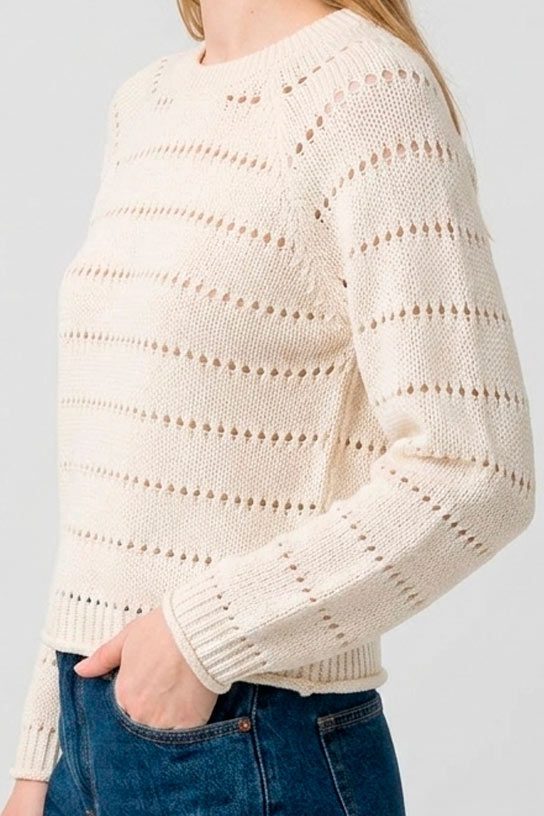 Jersey calado beige Tiffosi - Imagen 3