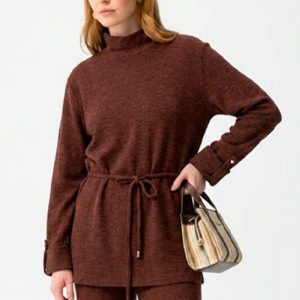 Jersey de cuello alto arcilla Tiffosi