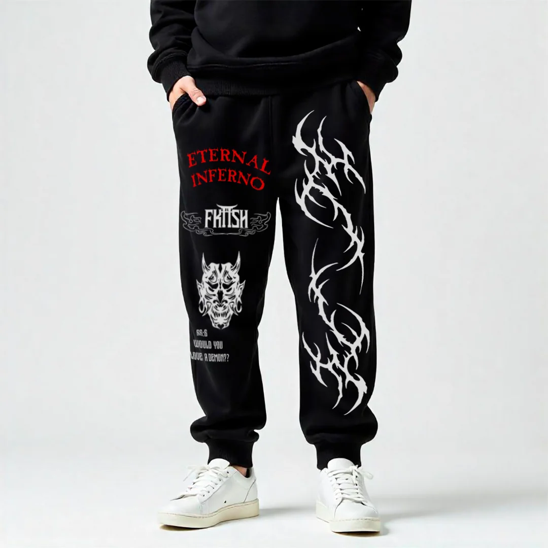 Jogger Streetwear Inferno Fuckthatshit FK - Imagen 4