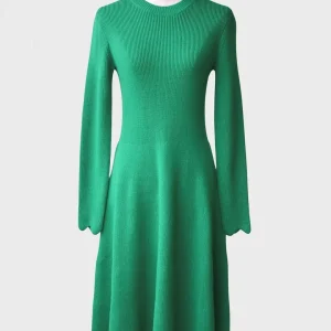 J.W. Anderson vestido de punto color verde Talla S