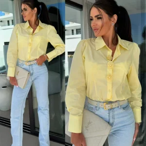 Camisa Meliora amarilla