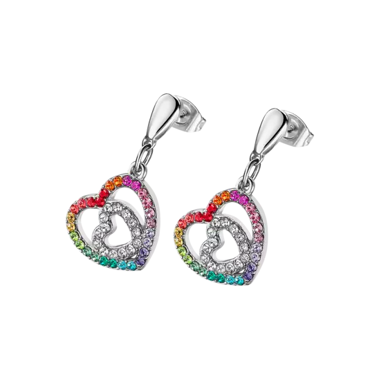 PENDIENTES LOTUS STYLE WOMAN’S HEART LS1943-4/2 ACERO
