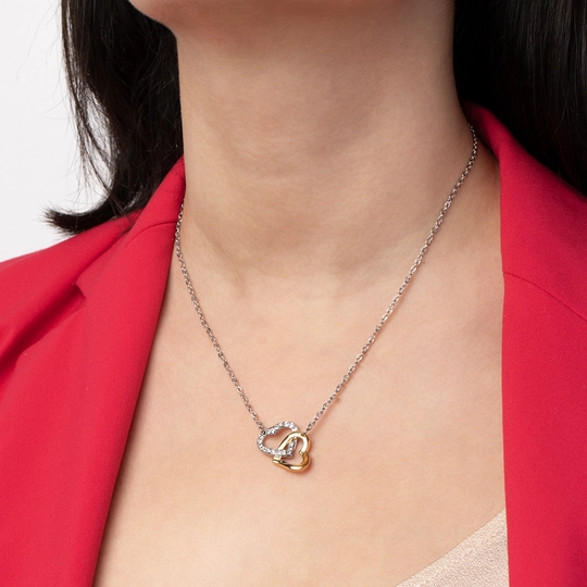 COLLAR CORAZÓN LOTUS STYLE WOMAN’S HEART LS2117-1/1 ACERO - Imagen 3