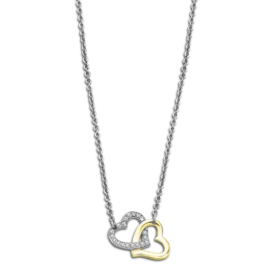 COLLAR CORAZÓN LOTUS STYLE WOMAN’S HEART LS2117-1/1 ACERO