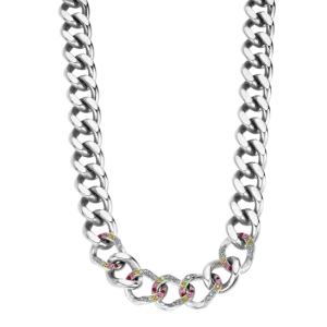 COLLAR LOTUS STYLE URBAN WOMAN LS2252-1/2 ACERO