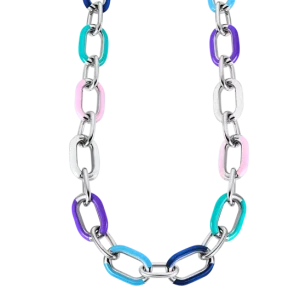 COLLAR LOTUS STYLE TROPICAL VIBES LS2330-1/1 ACERO