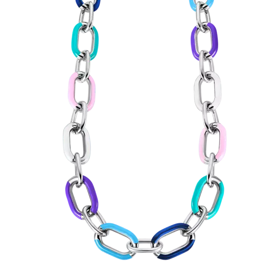COLLAR LOTUS STYLE TROPICAL VIBES LS2330-1/1 ACERO - Imagen 2