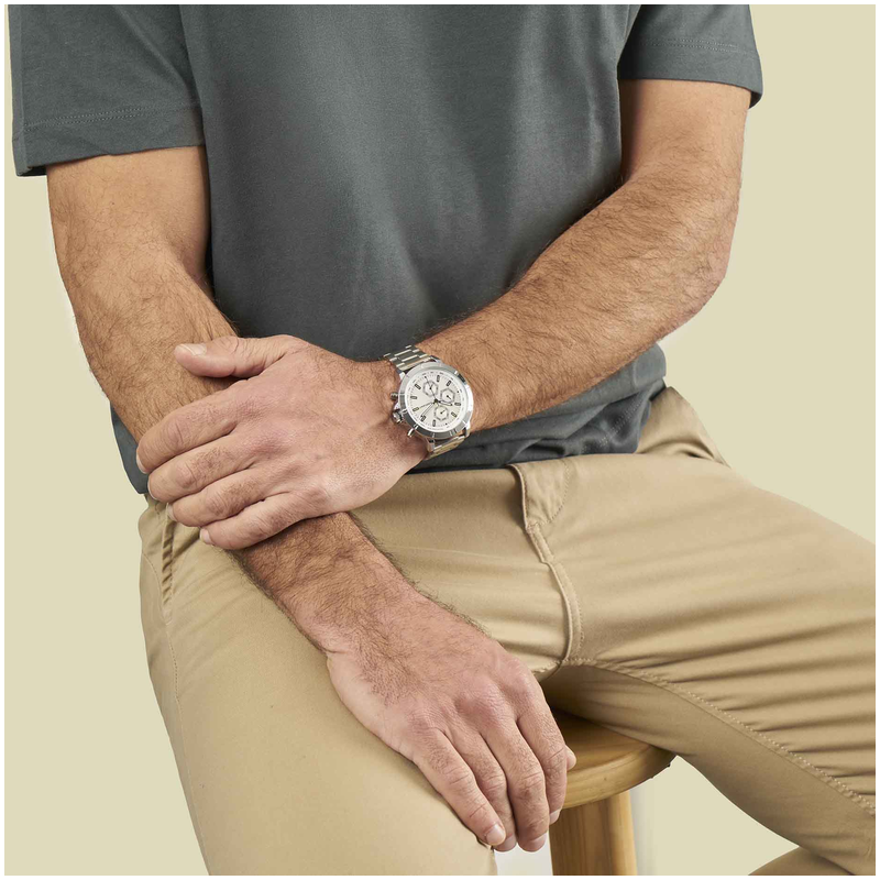 MAURICIO 44MM MULTI SS DIAL SS BRACELET - Imagen 3