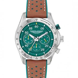 Reloj de Cuarzo Aston Martin SGT Thrill, Verde, 42 mm, Cronógrafo, MTRS1F501