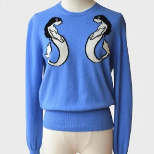 Nº21 jersey de punto azul sirenas Talla IT42 (M)
