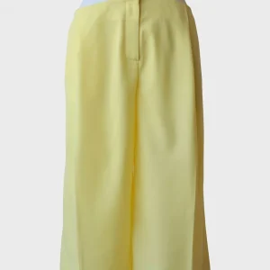 Nina Ricci pantalon culotte amarillo Talla 36 (S) cintura cut out