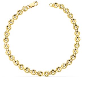 «ELISABETH» 18K PULSERA RIVIERE
