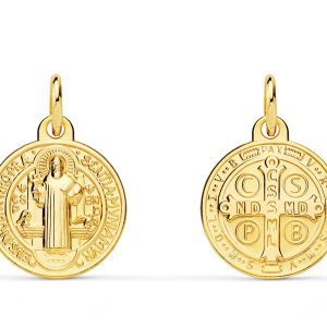 «BENEDICTUS» Medalla de Oro Amarillo 18K