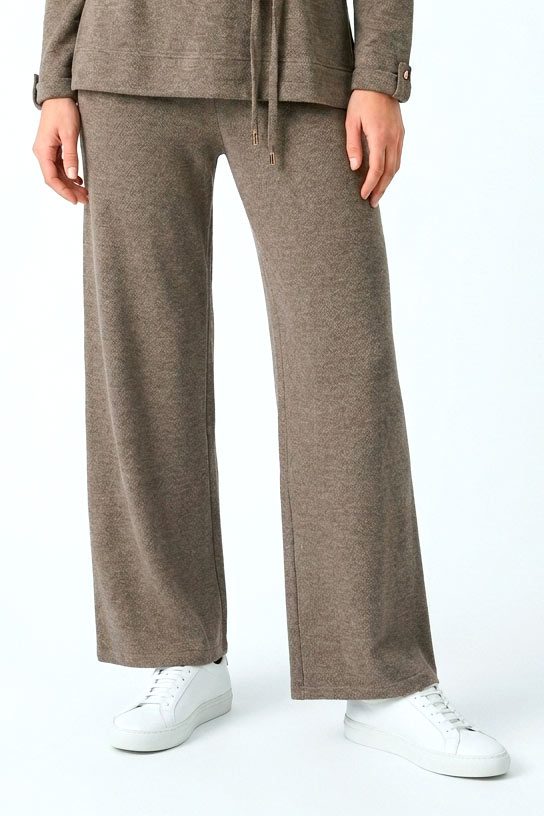 Pantalón recto cintura alta topo Tiffosi - Imagen 4