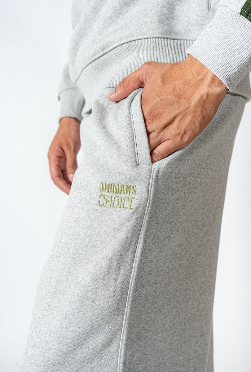 Ash Grey Wide Leg Jogger - Imagen 8