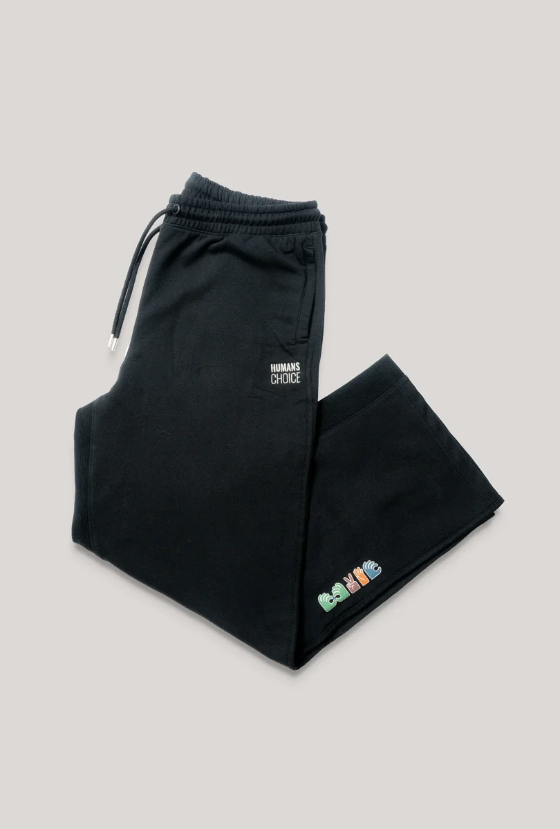Black Onyx Wide Leg Jogger - Imagen 6