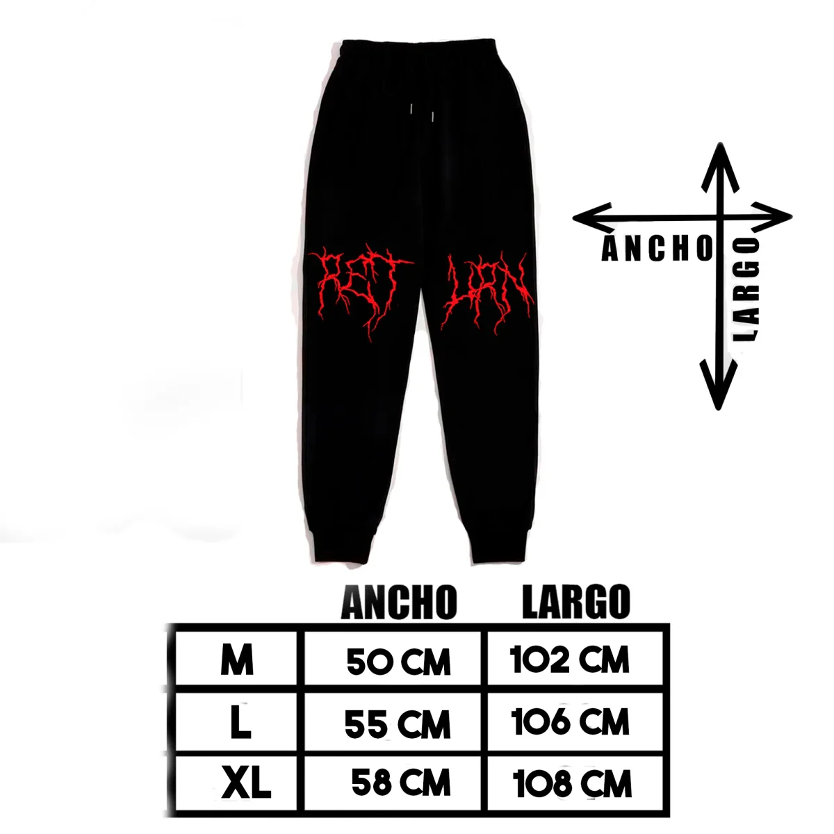 Jogger Streetwear Inferno Fuckthatshit FK - Imagen 5