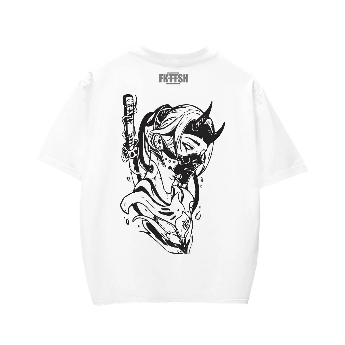 Playera Classic Oversize New Waifu Return - Imagen 5
