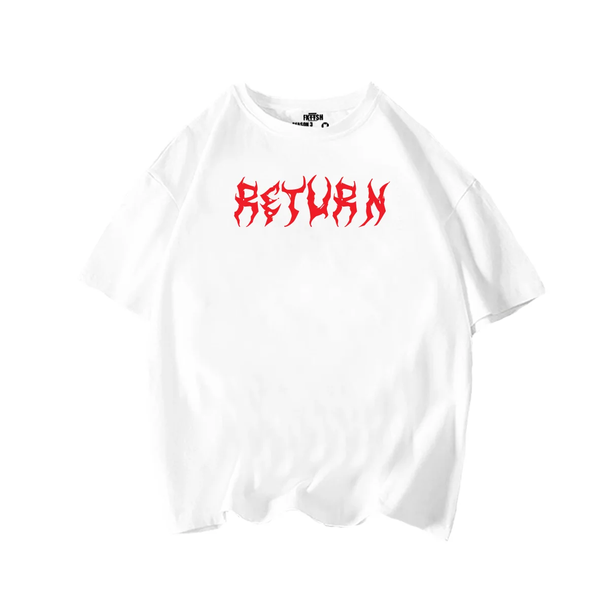 Playera Classic Oversize New Waifu Return - Imagen 4