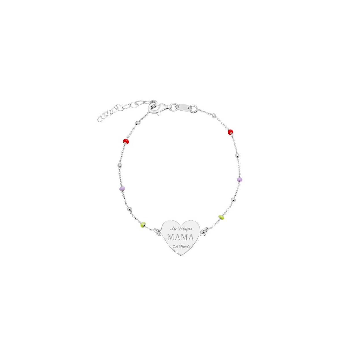 «MUNDIAL» pulsera plata - Imagen 2