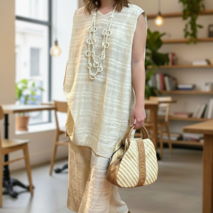 Conjunto «Linus» de Blusón y Pantalón Fluido
